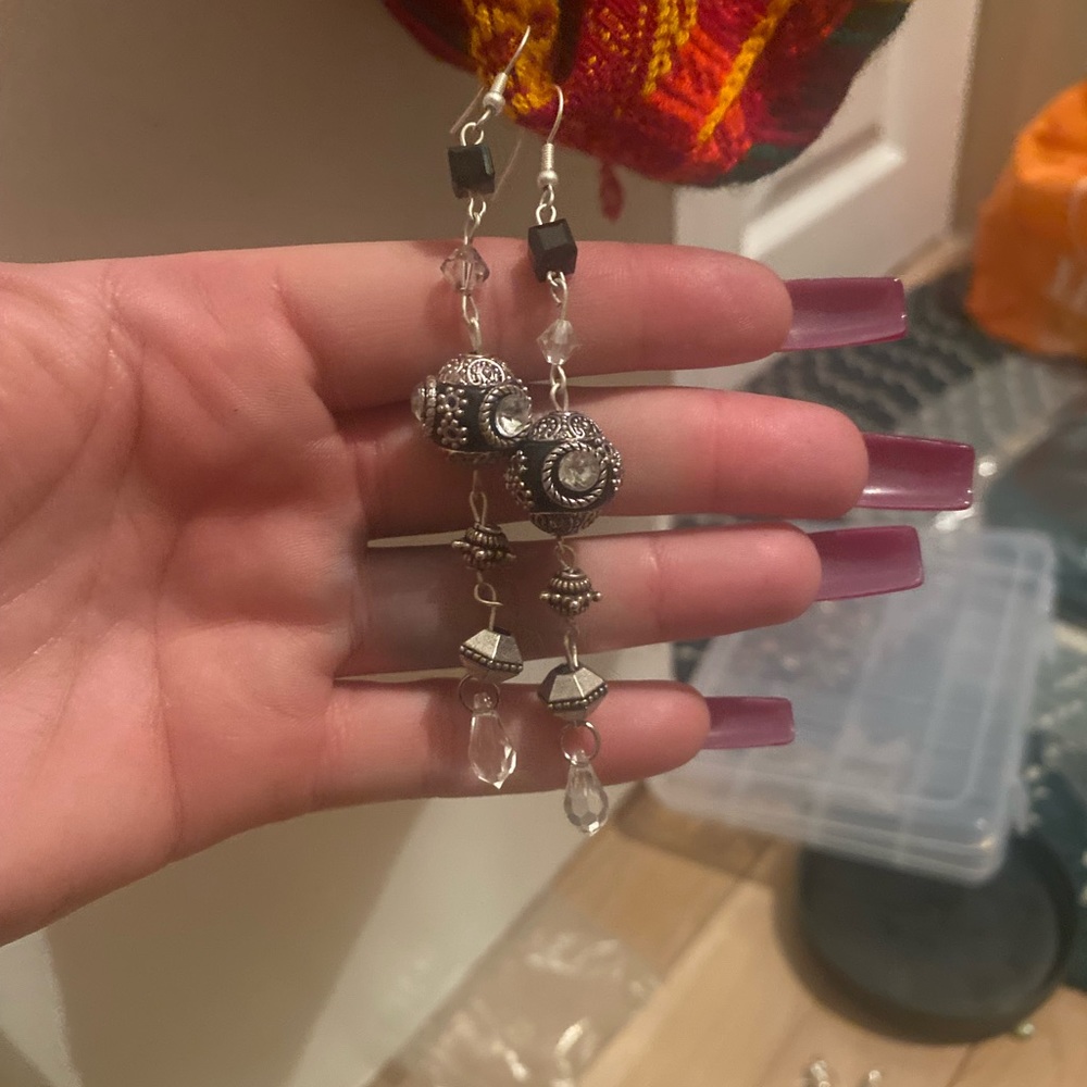 Handmade earrings, stainless steal